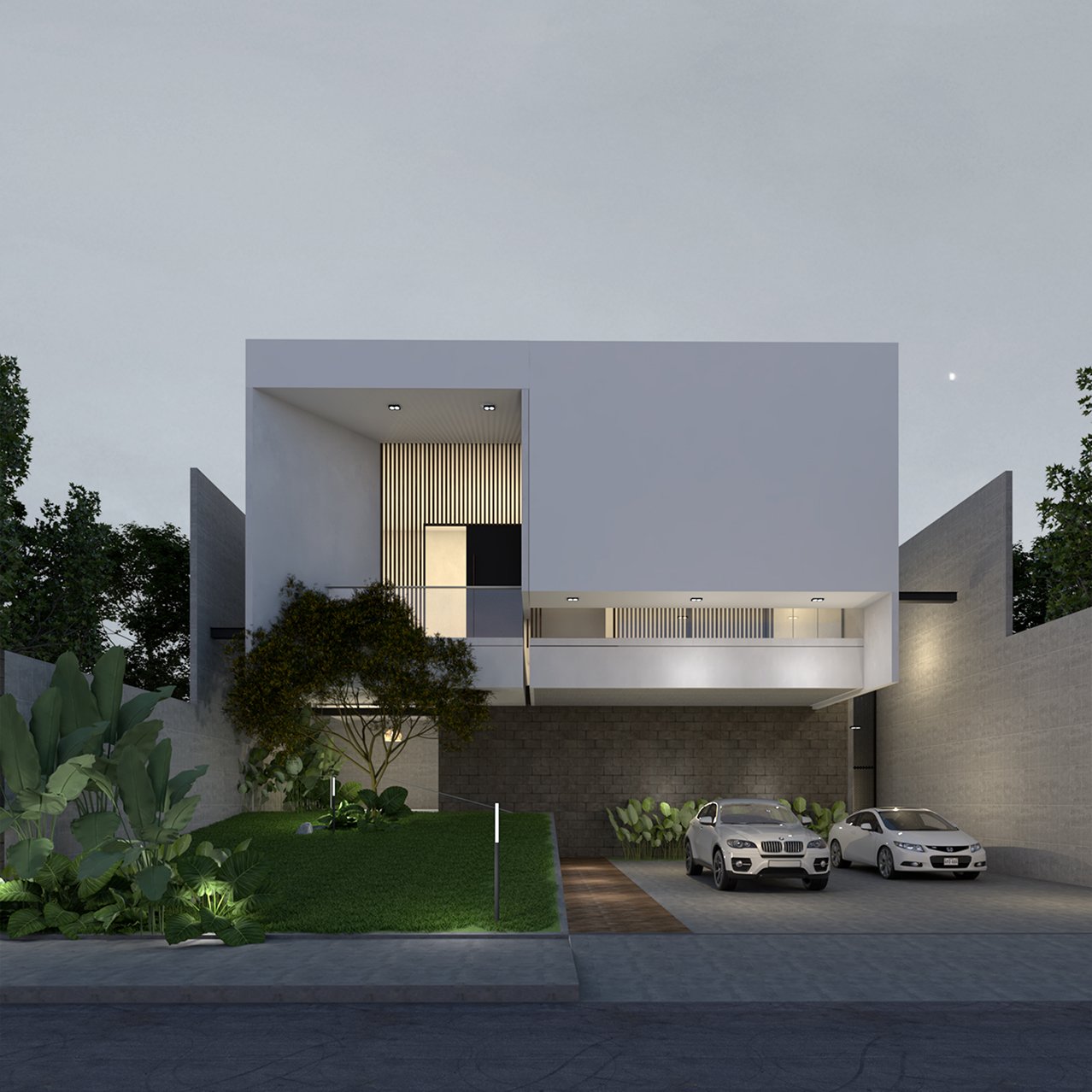 Rumah Bpk. Dani – Estetika Industrial dalam Balutan Minimalis.-Fala Group Indonesia