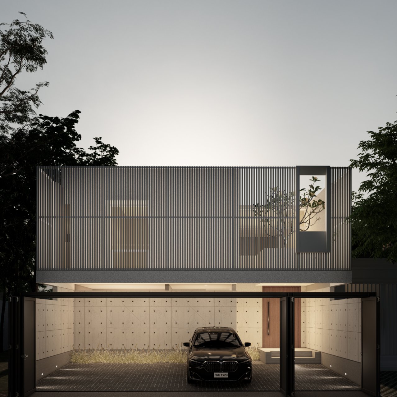 Rumah Bpk. Emil - Hunian Tropis Modern.-Fala Group Indonesia